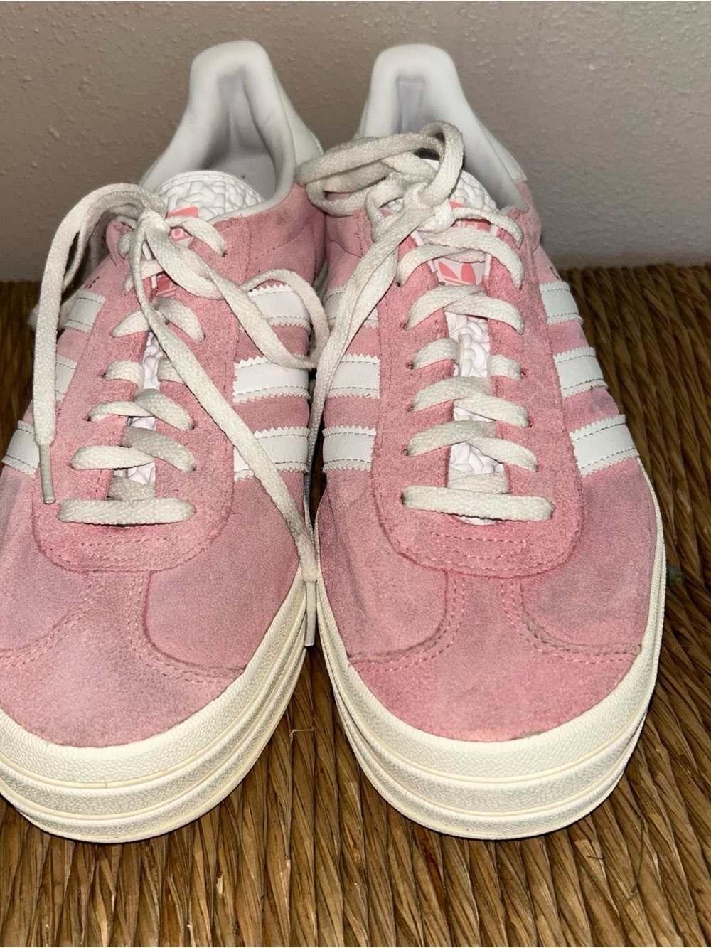 Adidas Gazelle Pink Suede Platform Sneakers IG6653 womens - Picture 2 of 7